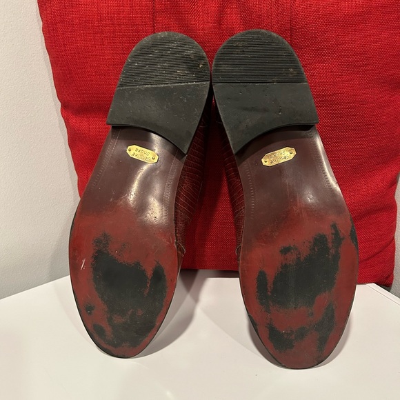 Stacy Adams Snake Skin Tassel Loafers - Picture 11 of 15